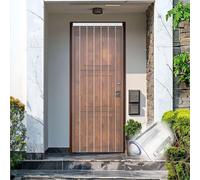 Moubhjd Cortina de Tiras Transparente, Cortina de Puerta de PVC, para Puerta de Congelador, Almacén, Refrigerador de Supermercado, Garajes Thickness:1.2mm Size:H:274 x W:120cm