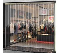 Moubhjd Lama PVC Transparente Alta Transparencia y Flexibilidad Antiruido + Antifrío, Libre de Ftalatos, Ideal Industria y Hogar Espesor:2.5mm Size:H:190 x W:105cm