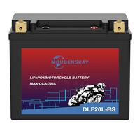 MOUDENSKAY Batería de Litio Moto,Batería de litio para motocicleta 12V Litio Powersports con BMS, 700CCA YTX20L-BS LiFePO4 batería de arranque para motocicletas,ATV,UTV,motos de nieve y más