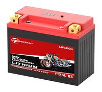 MOUDENSKAY Batería de Litio Para Moto YTX5L-BS LiFePO4 Moto 12V 3AH 32WH