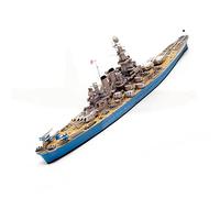 MOUDOAUER 1:400 Paper USS North Carolina BB-55 Maqueta de Barco para Modelismo, Modelo de Buque de Guerra para Colección (Kit sin Montar), Maqueta de Barco para Montar