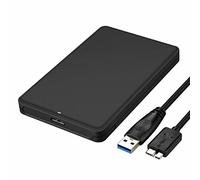 MOUDOAUER Caja de disco duro externo USB 3.0 a 2.5 pulgadas SATA para disco duro externo HDD