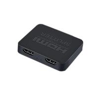 MOUDOAUER Divisor HDMI 1x2, 1 en 2 salida HDMI Splitter Switcher Audio Video Distribuidor Caja Soporte HDR 4K 60Hz UHD HDMI 2.0