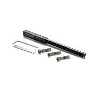 MOUDOAUER Juego de herramientas de trazador de remache modelo a escala, rodillo de marcado de línea de remache con mango de aleación de aluminio para detalles de panel de kit de modelo, 1,0/1,25/1,5
