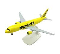MOUDOAUER Modelo de avión American Spirit A320 de aleación a escala 1:300, modelo de avión, simulación de ciencias de aviación, colección de modelos