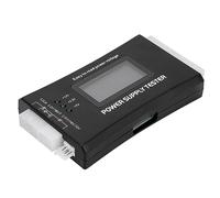 MOUDOAUER Probador de fuente de alimentación de PC de 20/24 pines con pantalla LCD y zumbador para ATX, ITX, BTX, PCI E, SATA, HDD