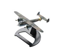 MOUDOAUER Réplica de bombardero alemán Dornier Do 17Z, modelo militar de aleación fundida a presión de 12 cm con pintura detallada y soporte