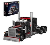 Mould King 10037 Técnica Camión Americano Bloques de Abrazadera Clásicos Camión Bloques de Construcción de Coche Juguetes de Construcción Set Regalos Para Adultos A partir de 14 años (1797 Piezas)