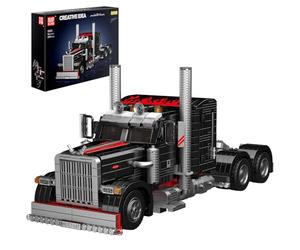Mould King 10037 Técnica Camión Americano Bloques de Abrazadera Clásicos Camión Bloques de Construcción de Coche Juguetes de Construcción Set Regalos Para Adultos A partir de 14 años (1797 Piezas)