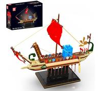Mould King 10156 Buque Bloques de Construcción Juguetes - Modelo Creativo de Buque de Guerra Romano, Modelo de Barco Pirata, Bloques de Abrazadera, Tecnología Regalos para Niños a partir de 14 años