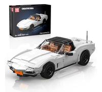 Mould King 10198 Technik Speed Champion Supersportwagen Bloques de sujeción C3 Coche de Carreras Bloques de Construcción Juguetes para Niños y Adultos (1347 piezas)