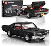 Mould King 10199 Tecnología Coche Deportivo Bloques de Construcción, MOC Vintage Convertible Modelo de Coche Kit de Montaje Modelo de Bloques de Construcción, Clásico Modelo Coleccionista Regalos para