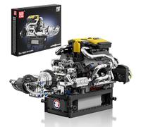 Mould King 10207 Kit De Construcción del Motor V8 Kit De Construcción del Motor V8 Kit De Modelo del Motor De Simulación Auto Motorbauatz Für Auto Lkw Fans (761 Piezas)