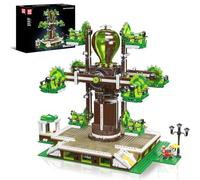 Mould King 11026 Gran molino de viento Parque de Atracciones Equipo Modelo de Bloques de Abrazadera, 2148+ piezas STEM Modelo de Parque de Atracciones Eléctrico Bloques de Juguete para Niños a partir