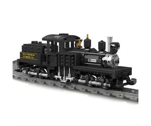 Mould King 12032 - Mould King Shay locomotora de vapor tren