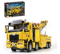 Mould King 17028 Camión de Remolque Pesado Camión de Juguete con Grúa, 4883PCS La grúa Todoterreno con Control Remoto Alto 7 Motores (Embalaje Original)