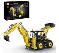 Mould King 17036 Tecnología Retroexcavadora Bloques de Construcción, App Remote Excavadora Kit de Construcción con Motor Modelo de Vehículo de Construcción, Bloques de sujeción Regalo para Adultos
