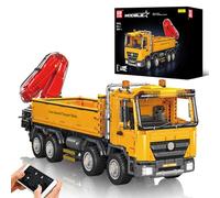 Mould King 17050 Modelo técnico de camión grúa, 4012 Piezas Kit de Bloques de construcción para Modelo de camión grúa neumático