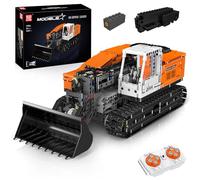 Mould King 17054 Technic Bulldozer Ladrillos de construcción técnica, Control Remoto por aplicación, orugas, Cargador telescópico con Motores, Kits de construcción, Juguetes, Regalos para 14 años