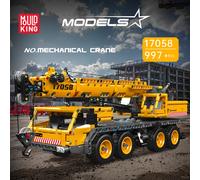 Mould King 17058 Bloques de Construcción de Grúa Mecánica, 997 Piezas, Ladrillos de Modelo de Camión de Ingeniería, Juguete Coleccionable Mecánico DIY 17058 NO BOX