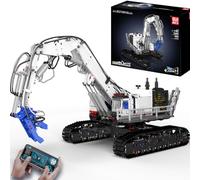 Mould King 17062 Tecnología Grúa Bloque Juguete, 4195 Piezas Tecnología Control Remoto Grúa Camión Grúa, Alta Tecnología Maqueta Bloques Regalo de Cumpleaños para Adolescentes