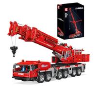 Mould King 17065 Technik GMK Heavy Duty Crane Klemmsteinen Kit 4566+ PCS MOC Remote commandded Raupengraune Blöcke Toy mit 5 Motor