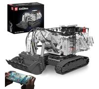Mould King 17067 MOC Technik Excavadora teledirigida para excavadora de orugas Libo R 9800, modelo de camión de tecnología Kit de construcción con bloques de sujeción, juguetes para adultos con 8