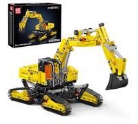 Mould King 17076 Technik Excavadora, Modelo de Excavadora de orugas, Modelo de camión motorizado, Bloques de construcción para niños y niñas a Partir de 14 años (versión estática)
