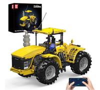 Mould King 17081 Tractor con bisagras de ingeniería, kit de construcción MOC eléctrico pesado, vehículo de construcción, tractor, bloques de terminales, juguetes para jóvenes/adultos (1300 piezas)