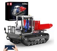 Mould King 17083 - Bloques de sujeción para volquetes, 1105 + unidades MOC Dumper con aplicación y mando a distancia, STEM para jóvenes y adultos