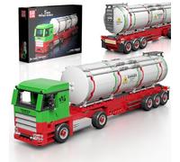 Mould King 24075 Kit de bloques de construcción de camión de camión de ingeniería creativa, bloques de sujeción para camiones de ingeniería creativa, juego de bloques de modelo de coche, adecuado para