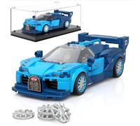 Mould King 27001 Technics Speed Champions Bloques De Construcción De Coches Deportivos con Vitrina Acrílica GT Racing Car para Niños (336 Piezas)