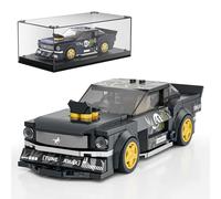Mould King 27024 Speed Champion - Bloques de construcción de coche de carreras con vitrina acrílica (408 piezas)