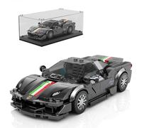Mould King 27068 Technik Speed Champion Auto Bausteine F488 Sportwagen Klemmbausteine Rennwagen Baupielzeug mit Acryl Vitrine ModelAutos zum Sammel(358 piezas)