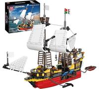 Mould King Barco Pirata de Venganza Redbeards 10137