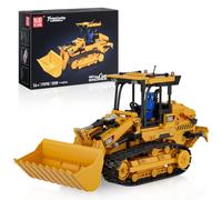 Mould King Tecnología retroexcavadora oruga modelo con aplicación teledirigida, kit de construcción para modelo de maquinaria de construcción con 1208 piezas, juguete STEM 17098 para mayores de 14