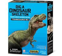 Mould & Paint Princesas Brillantes | Esqueleto, martillo, cincel y cepillo T-Rex de 19 cm, actividad de excavación y montaje, aprendizaje práctico STEM