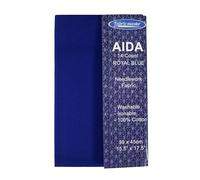 Mouldmaster Aida 14 Count Royal Blue 49x45cm, Azul Real, 39x45cm