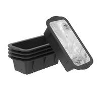 Moule À Glaçons Brique - Lote de 5 bacs grandes capacité, máquina de bloque de glace de 25 cm, silicona flexible para refroidissement | Pour Cuisine Maison Restaurante Pique-Nique
