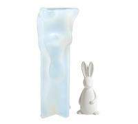 Moule Époxy Lapin Maman - Moule Silicone 3D Bougie Parfumée | Moulage Résine Pour Décoration Maison | Figurine Lièvre Mignon, Plâtre, Déco Table, Fête Des Mères DIY, Pâques, Fournitures Créatives