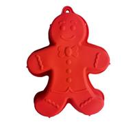 Moule Gâteau Silicone Noël - Bonhomme D'Épices 3D, Moule Silicone Cuisson Pâtisserie Chocolat, Empreintes Biscuits Fêtes Antiadhésif Démoulage Facile | Pour Cake Design Fours