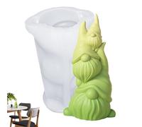 Moule Gnome en Silicone - Moule Résine 3D | à Savon | à Bougie pour Aromathérapie | Bougie Plâtre Argile Artisanat | Figurine DIY