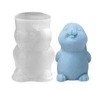 Moule Pour Pâques - Moule Silicone En Forme De Lapin | Moule À Lapin Pour Pâques - Adorable Moule En Plâtre D'aromathérapie Lapin De Pâques Pour Cire De Bougie, Facile À Démouler