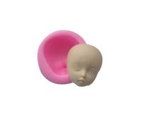 Moule Visage - oule V́isage 3D En Silicone, Myocoule Vehículo Vehículo Adorable, Moules Tête e Bébé Én Śilicone, Outils Đe Décoration D́e Gâteaux Èn Fondant, oules Ên Šilicone Pour Chocolat, Candys,