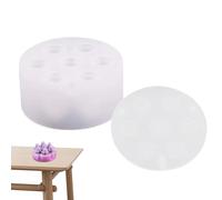 Moules à Dés Polyédriques - Moule à en Silicone à 7 Formes | Moules Époxy pour Fabrication de de Bricolage | en Résine ou Boîte à Dés pour Amateurs de Jeux de Rôle JDR, DIY