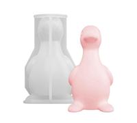 Moules Bougie Silicone Canard 3D - Forme Animale Résistante Chaleur Réutilisable | Outil Fabrication Bougies Resin DIY Decoration Maison Cadeaux Anniversaire Fetes Artisanat Creatif