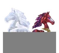 Moules Époxy Silicone - Réutilisables Création Artisanale, Formes Chevaux, Accessoires Loisirs Créatifs | Parfait Décor Maison Bureau Cadeau Fête Anniversaire Nouvel An Artisanat