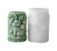 Moules Pour Bougies En - Artisanat En Résine Époxy Avec Design Fleur De Lapin,Moule À Pour La Fabrication De Savon,Pour La Décoration De Table De Salle À Manger De Mariage Et De La