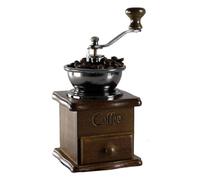 Moulin À Café Manuel - Moulin À Café Manuel | Matériau De Qualité Supérieure Cadeau De Noël En Bois Polygonal Grains De Mulin Manivelle En Céramique Avec De Style Rétro Àgrains Rotatifs