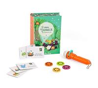 MOULIN ROTY MR-MR668380 - Libro linterna proyector de historias de la jungla con 3 cuentos incluidos Plástico